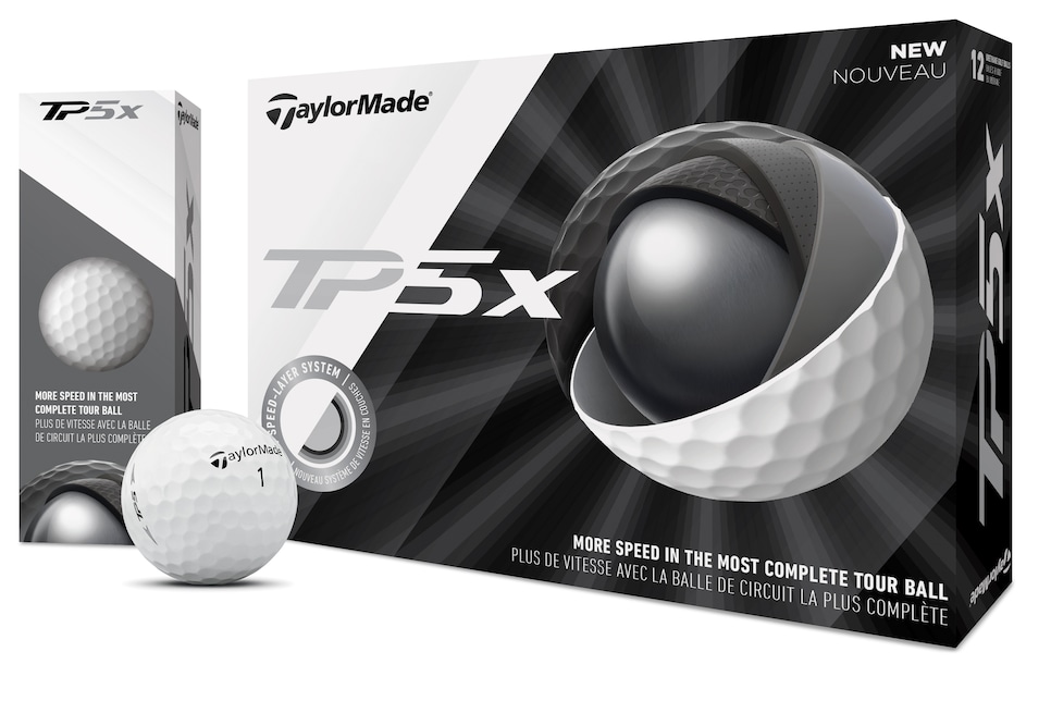 TaylorMade TP5, TP5x balls employ 